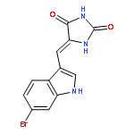 2,4-Imidazolidinedione, 5-[(6-bromo-1H-indol-3-yl)methylene]-