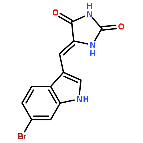 2,4-Imidazolidinedione, 5-[(6-bromo-1H-indol-3-yl)methylene]-