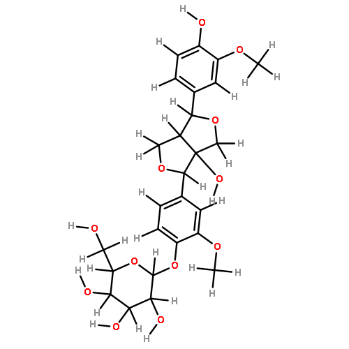 (+) 8-hydroxypinoresinol-4-O-beta-D-glucopyranoside