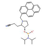 PHOSPHORAMIDOUS ACID, BIS(1-METHYLETHYL)-, 2-CYANOETHYL(3S)-1-(1-PYRENYLMETHYL)-3-PYRROLIDINYL ESTER