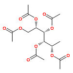 L-MANNITOL, 1-DEOXY-, PENTAACETATE