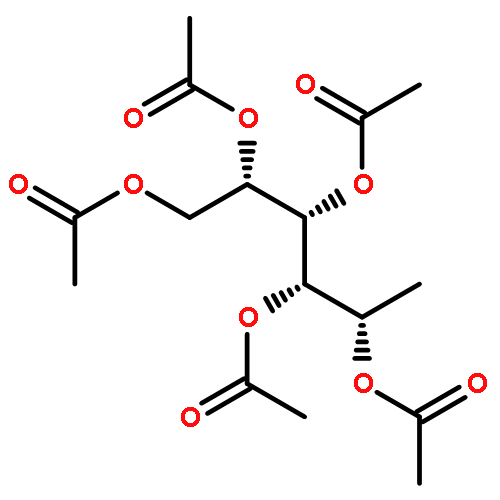 L-MANNITOL, 1-DEOXY-, PENTAACETATE