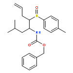 BENZYL N-[2-METHYL-5-(4-METHYLPHENYL)SULFINYLOCT-7-EN-4-YL]CARBAMATE 