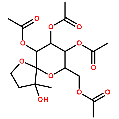 (8,9,10-TRIACETYLOXY-4-HYDROXY-4-METHYL-1,6-DIOXASPIRO[4.5]DECAN-7-YL)METHYL ACETATE 