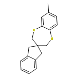 7'-METHYLSPIRO[1,3-DIHYDROINDENE-2,3'-2,4-DIHYDRO-1,5-BENZODITHIEPINE] 