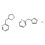 2-(1-cyclopenta-2,4-dienylmethyl)pyridine; 2-(cyclopentylmethyl)pyridine; iron