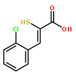 2-Propenoic acid, 3-(2-chlorophenyl)-2-mercapto-, (2Z)-