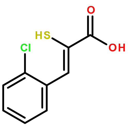 2-Propenoic acid, 3-(2-chlorophenyl)-2-mercapto-, (2Z)-