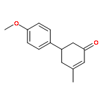 2-Cyclohexen-1-one, 5-(4-methoxyphenyl)-3-methyl-