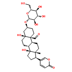 3beta,5beta,14beta-trihydroxy-19-oxo-bufa-20,22-dienolide 3-O-beta-D-glucopyranoside