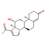 Pregna-4,16-diene-3,20-dione,12-hydroxy-, (12b)-