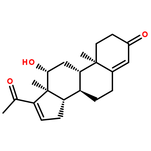 Pregna-4,16-diene-3,20-dione,12-hydroxy-, (12b)-