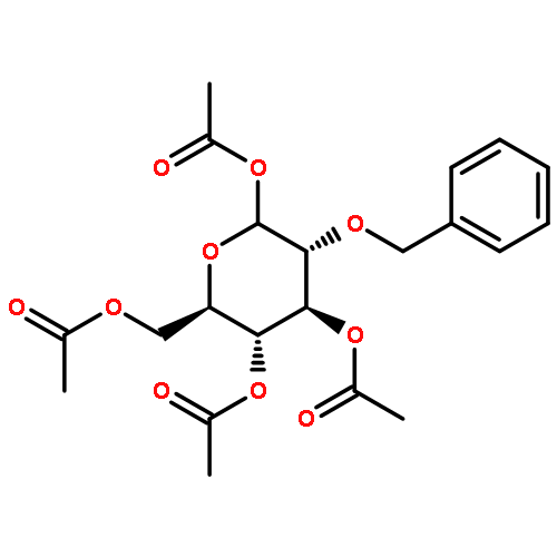 D-GLUCOPYRANOSE, 2-O-(PHENYLMETHYL)-, TETRAACETATE