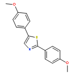 Thiazole, 2,5-bis(4-methoxyphenyl)-