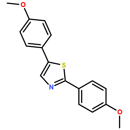 Thiazole, 2,5-bis(4-methoxyphenyl)-