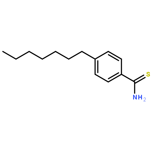 Benzenecarbothioamide, 4-heptyl-