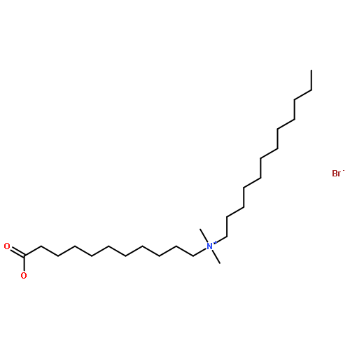 N-(10-carboxydecyl)-N,N-dimethyldodecan-1-aminium bromide