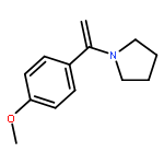 1-[1-(4-METHOXYPHENYL)ETHENYL]PYRROLIDINE 