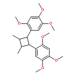 Benzene,1,1'-(3,4-dimethyl-1,2-cyclobutanediyl)bis[2,4,5-trimethoxy- (9CI)