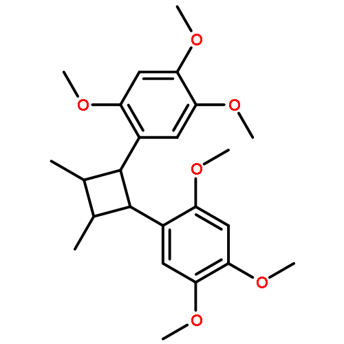 Benzene,1,1'-(3,4-dimethyl-1,2-cyclobutanediyl)bis[2,4,5-trimethoxy- (9CI)