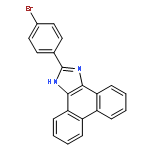 1H-PHENANTHRO[9,10-D]IMIDAZOLE, 2-(4-BROMOPHENYL)-