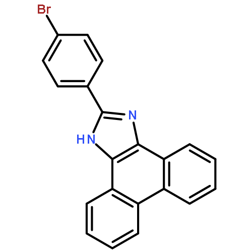 1H-PHENANTHRO[9,10-D]IMIDAZOLE, 2-(4-BROMOPHENYL)-