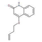 2(1H)-Quinolinone, 4-(3-butenyloxy)-