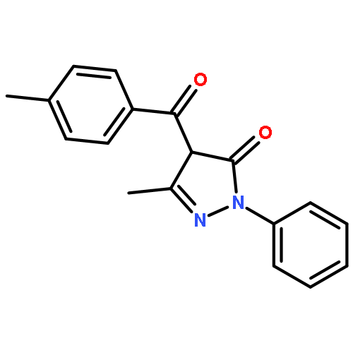 5-METHYL-4-(4-METHYLBENZOYL)-2-PHENYL-4H-PYRAZOL-3-ONE 