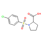 1-(4-CHLORO-BENZENESULFONYL)-PYRROLIDINE-2-CARBOXYLIC ACID 