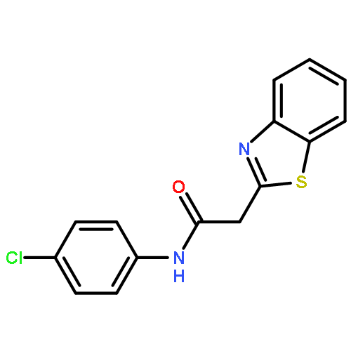 2-Benzothiazol-2-yl-N-(4-chloro-phenyl)-acetamide