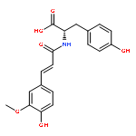 L-TYROSINE, N-[(2E)-3-(4-HYDROXY-3-METHOXYPHENYL)-1-OXO-2-PROPENYL]-