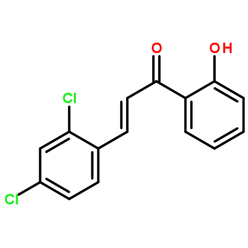 2-Propen-1-one, 3-(2,4-dichlorophenyl)-1-(2-hydroxyphenyl)-