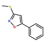 Isoxazole, 3-(methylthio)-5-phenyl-