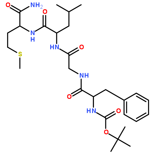 L-Methioninamide,N-[(1,1-dimethylethoxy)carbonyl]-L-phenylalanylglycyl-L-leucyl-