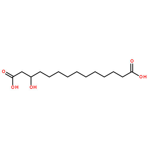 3-HYDROXYTETRADECANEDIOIC ACID 