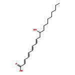 (2E,4E,6E,8E)-11-hydroxyicosa-2,4,6,8-tetraenoic acid