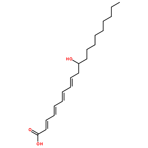 (2E,4E,6E,8E)-11-hydroxyicosa-2,4,6,8-tetraenoic acid