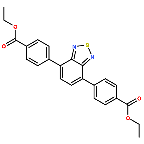 Benzoic acid, 4,4'-(2,1,3-benzothiadiazole-4,7-diyl)bis-, diethyl ester