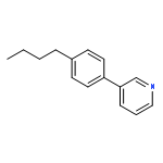 Pyridine, 3-(4-butylphenyl)-