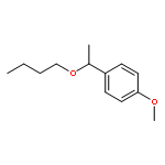 Benzene, 1-(1-butoxyethyl)-4-methoxy-