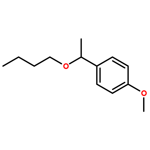 Benzene, 1-(1-butoxyethyl)-4-methoxy-