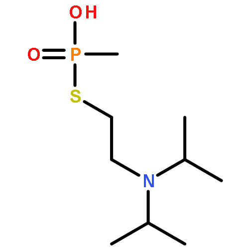 2-[DI(PROPAN-2-YL)AMINO]ETHYLSULFANYL-METHYLPHOSPHINIC ACID 