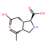 3-Pyrrolidineaceticacid, 2-carboxy-4-(1-methylethenyl)-, (2R,3S,4S)-rel-