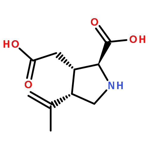 3-Pyrrolidineaceticacid, 2-carboxy-4-(1-methylethenyl)-, (2R,3S,4S)-rel-