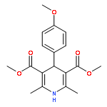 DIMETHYL 4-(4-METHOXYPHENYL)-2,6-DIMETHYL-1,4-DIHYDROPYRIDINE-3,5-DICARBOXYLATE 