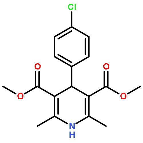 DIMETHYL 4-(4-CHLOROPHENYL)-2,6-DIMETHYL-1,4-DIHYDROPYRIDINE-3,5-DICARBOXYLATE 