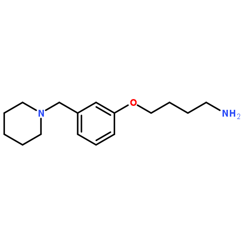 1-BUTANAMINE, 4-[3-(1-PIPERIDINYLMETHYL)PHENOXY]-