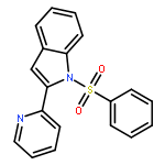 1-(BENZENESULFONYL)-2-PYRIDIN-2-YLINDOLE 