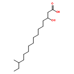 Hexadecanoic acid, 3-hydroxy-14-methyl-