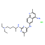 NSC 23766;N6-[2-[[4-(DIETHYLAMINO)-1-METHYLBUTYL]AMINO]-6-METHYL-4-PYRIMIDINYL]-2-METHYL-4,6-QUINOLINEDIAMINETRIHYDROCHLORIDE 